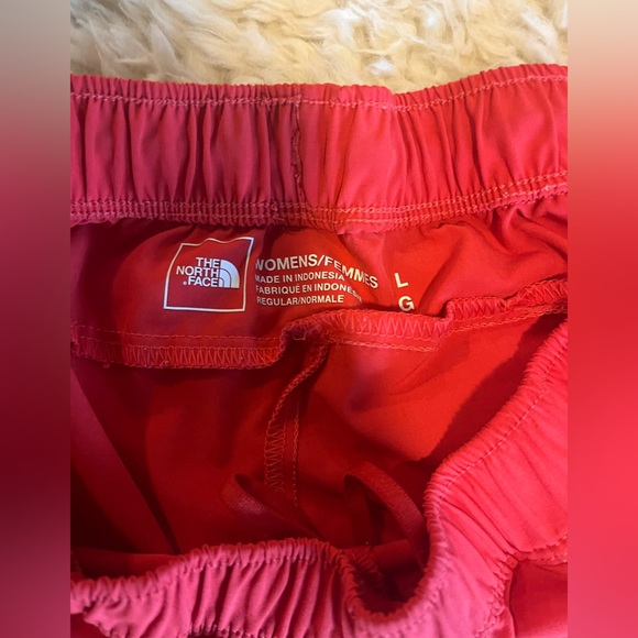 The North Face Women's Red Athletic Shorts - Picture 3 of 3